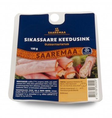 K-S SIKASSAARE 150 g ülesuitsutatud